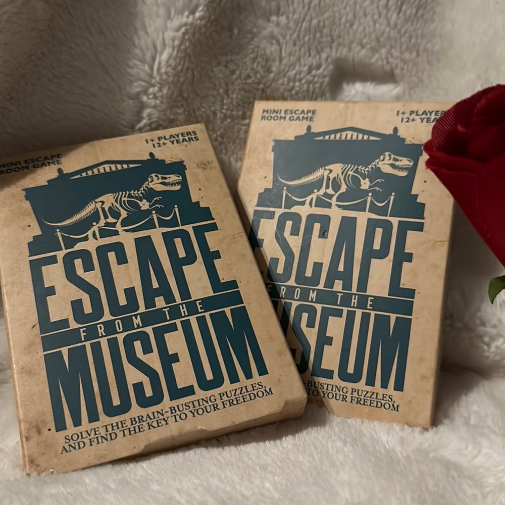 Escape From The Museum Mini Escape Room Card Games Professor Puzzle NEW Sealed